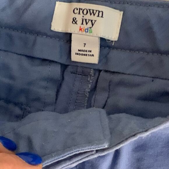 Crown & Ivy Boys shorts size 7 - Picture 2 of 4